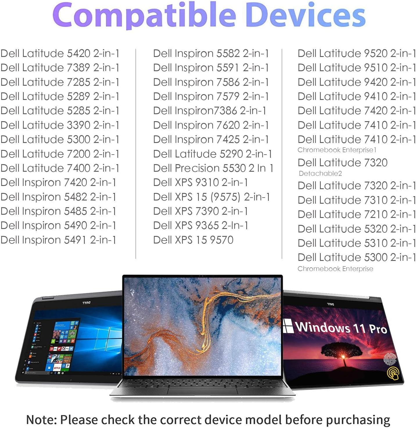 Dell Premium Active Stylus Pen for Touch Screen - Black (PN579X)