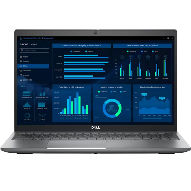 Dell Precision 3581 Workstation – i7 13th Gen H-Series 8GB RAM 512GB SSD – Grade C