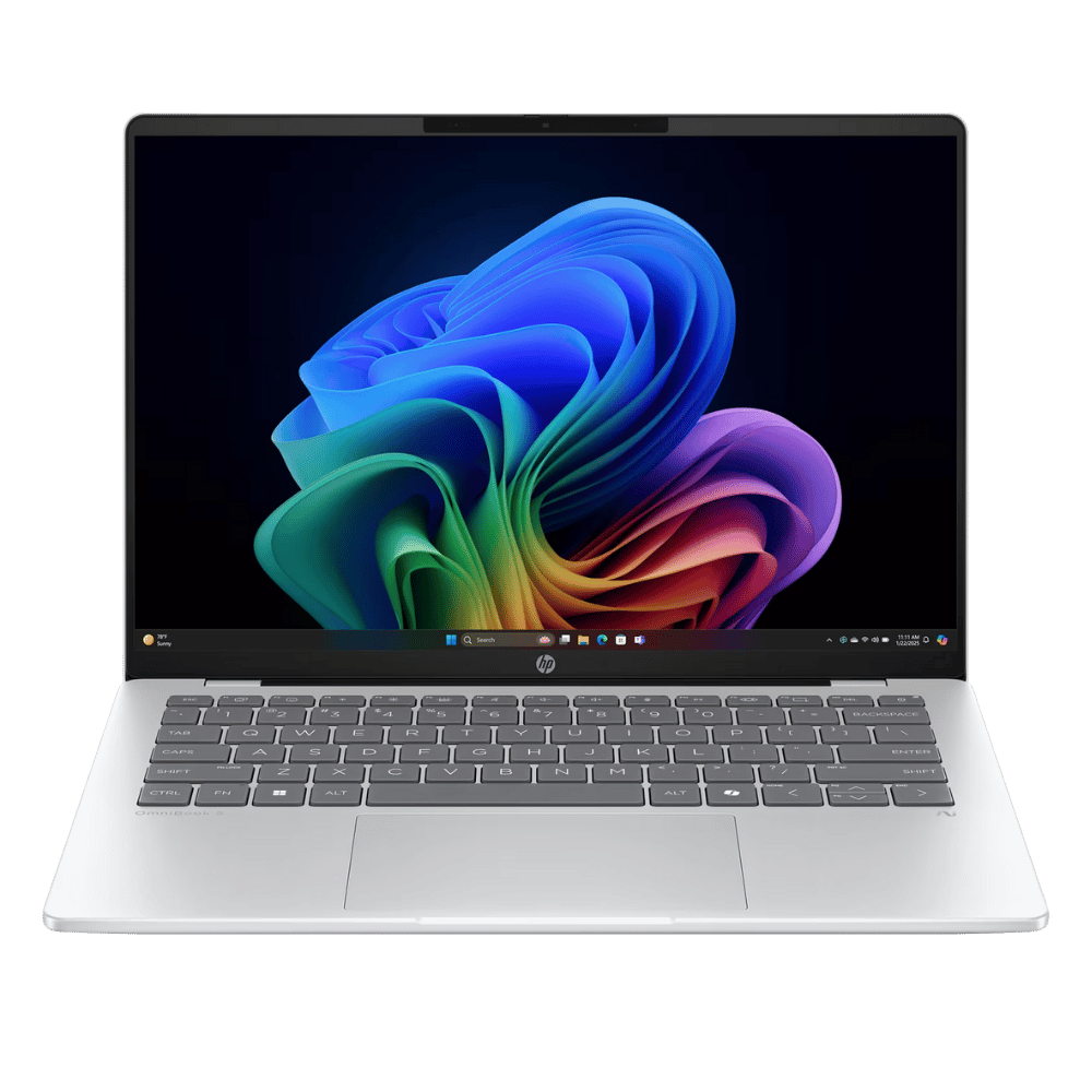 HP OmniBook 5 - HE0245 Next Gen AI Laptop – Snapdragon X Plus | 16GB  | 512GB | Qualcomm Adreno GPU