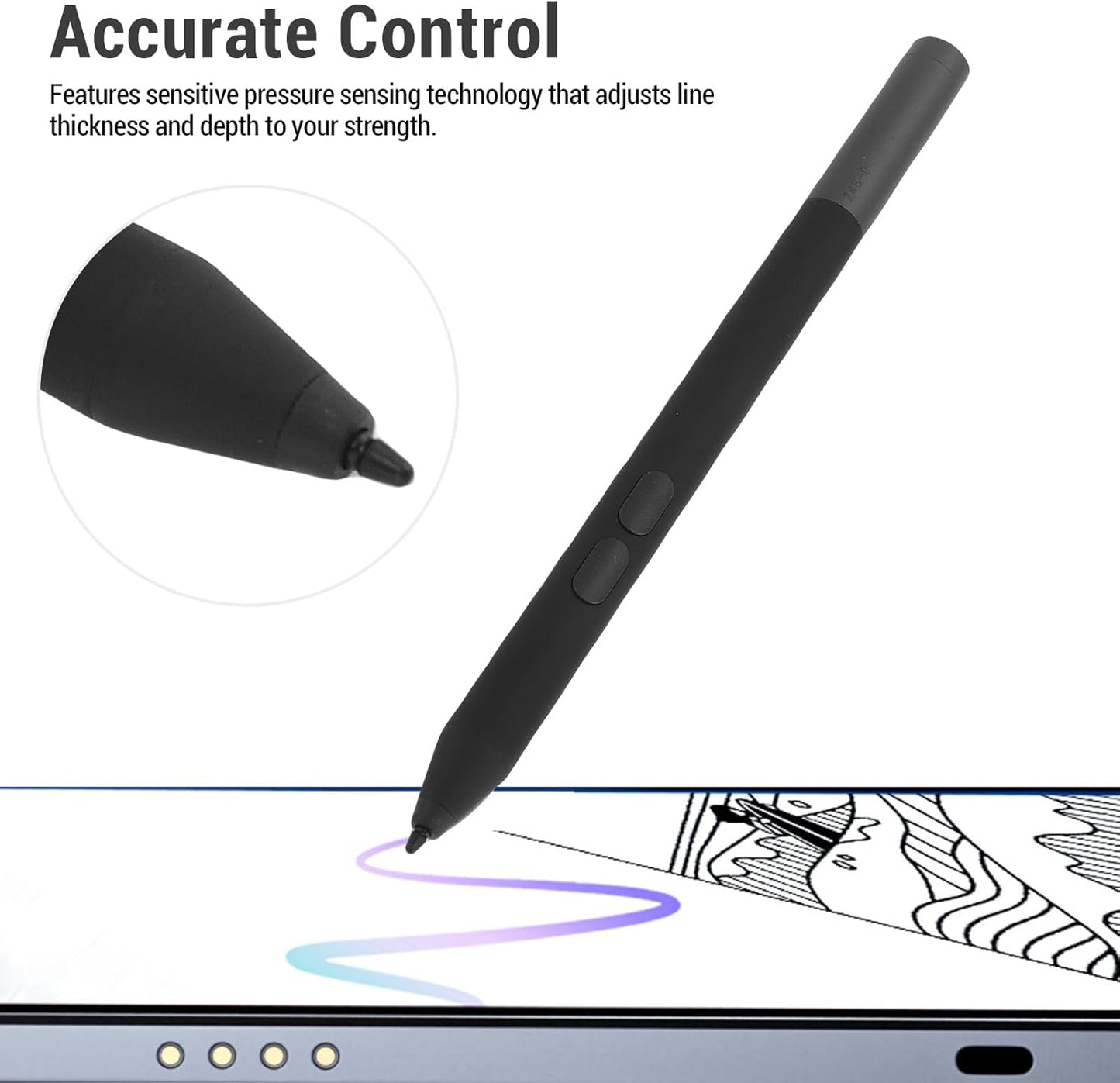 Dell Premium Active Stylus Pen for Touch Screen - Black (PN579X)