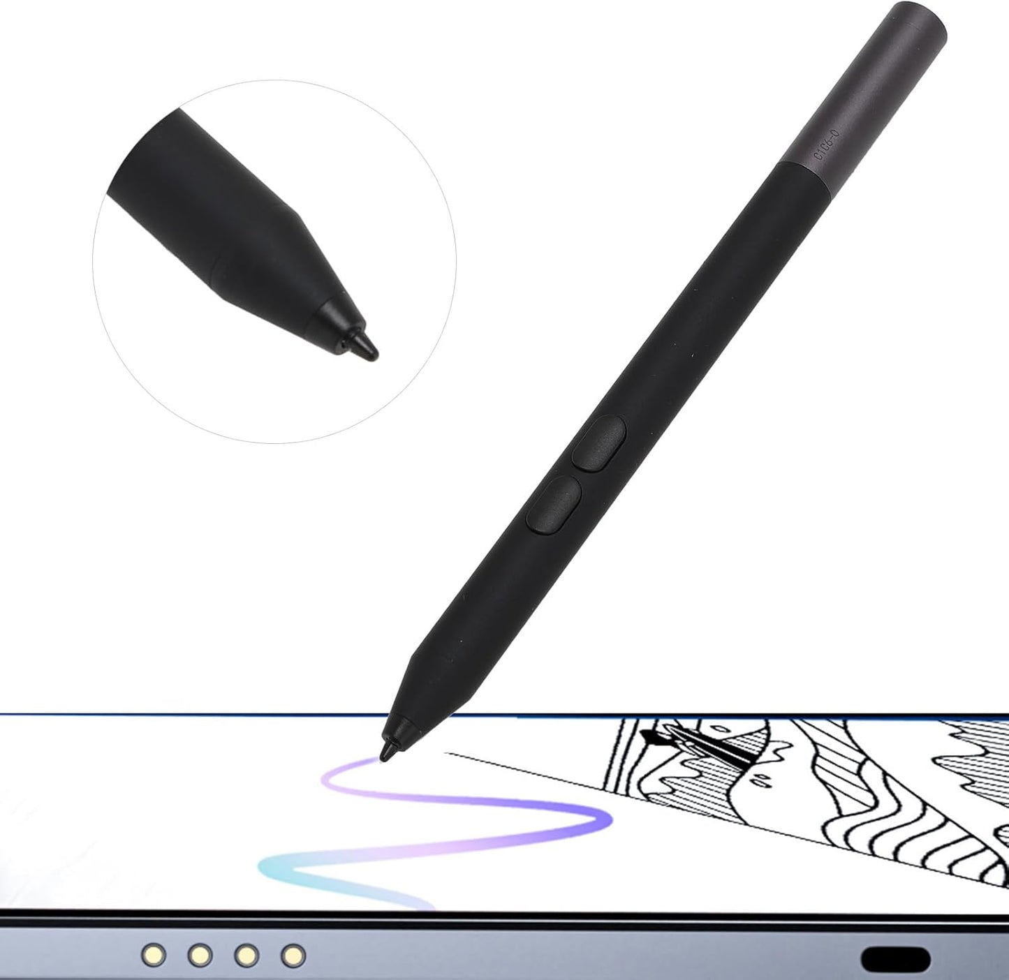 Dell Premium Active Stylus Pen for Touch Screen - Black (PN579X)