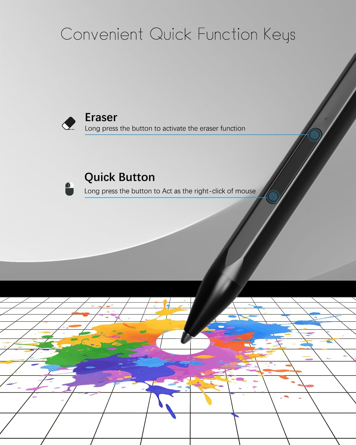 Dell Premium Active Stylus Pen for Touch Screen - Black (PN579X)