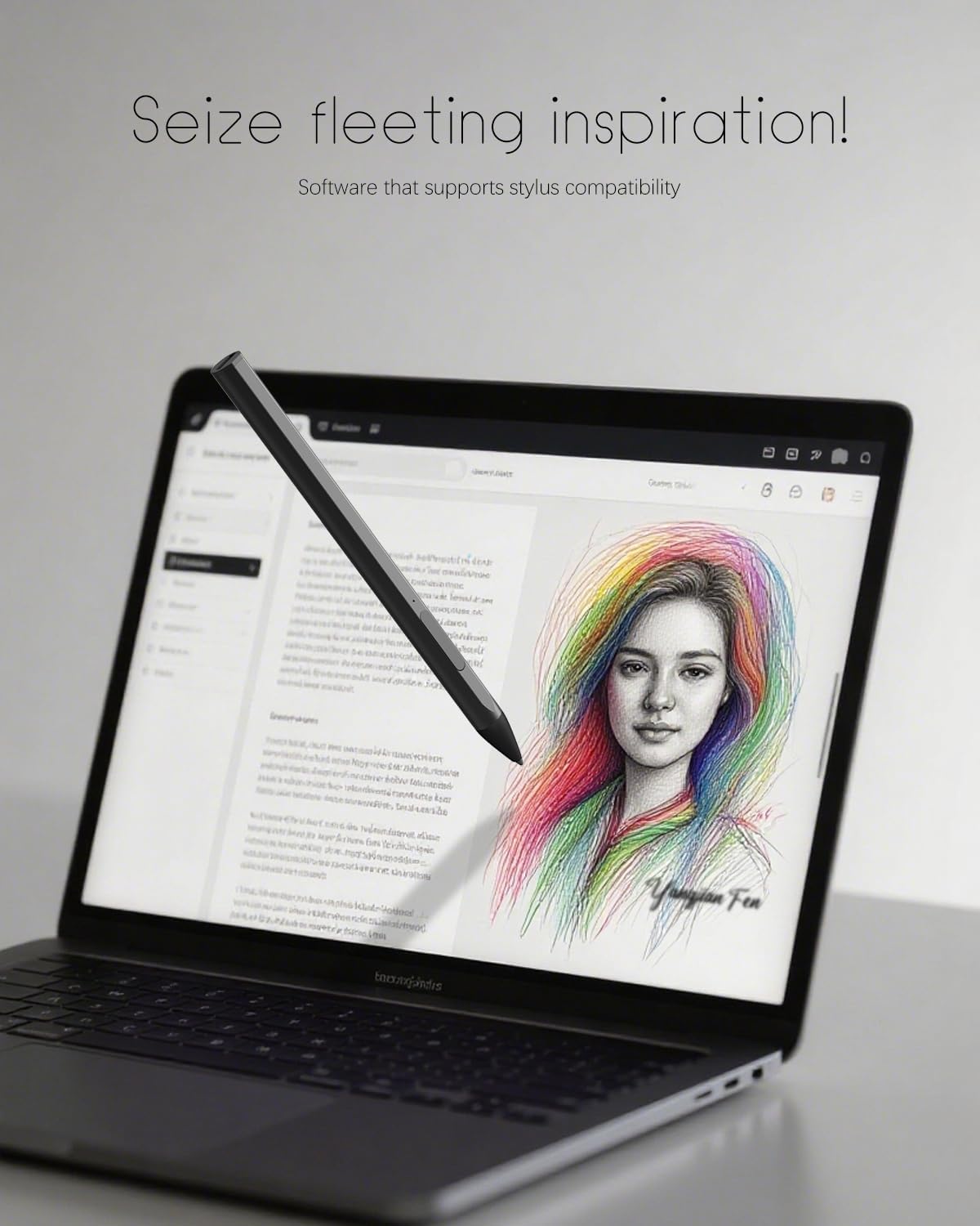 Dell Premium Active Stylus Pen for Touch Screen - Black (PN579X)