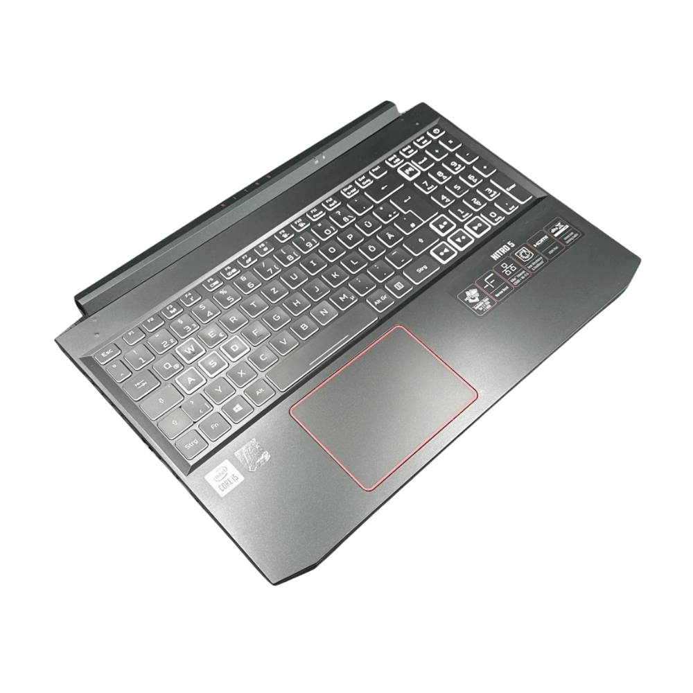 Acer Nitro 5 AN515-55-521K Palmrest Assembly QWERTZ Keyboard Trackpad Set