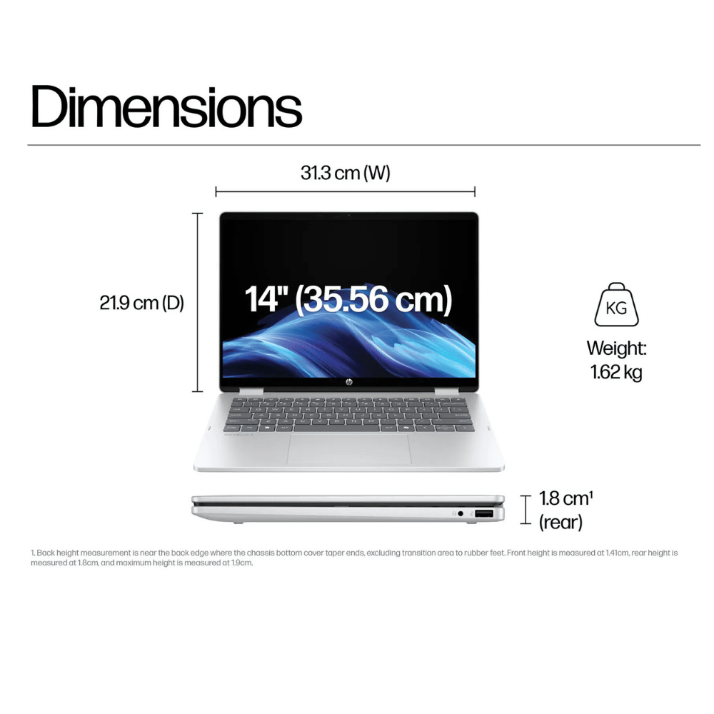 HP OmniBook 5 Ultra Flip FP0023 – Core 7 14th-Gen | 16GB | 512GB | Intel Graphics