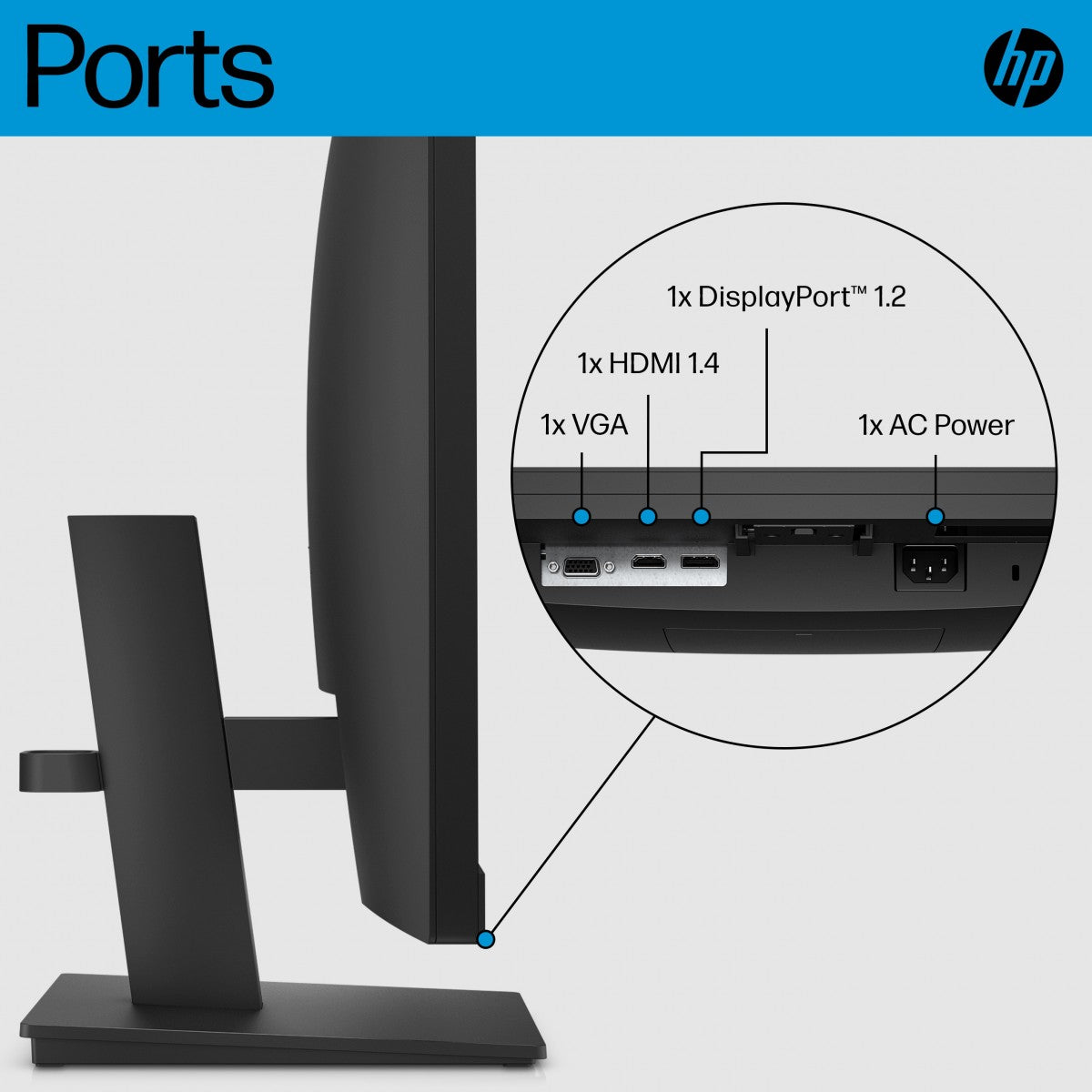 HP P27h G5 27" Full HD IPS Monitor – Ultra‑Slim Bezels, HDMI/DP, Eye‑Safe, Brand New